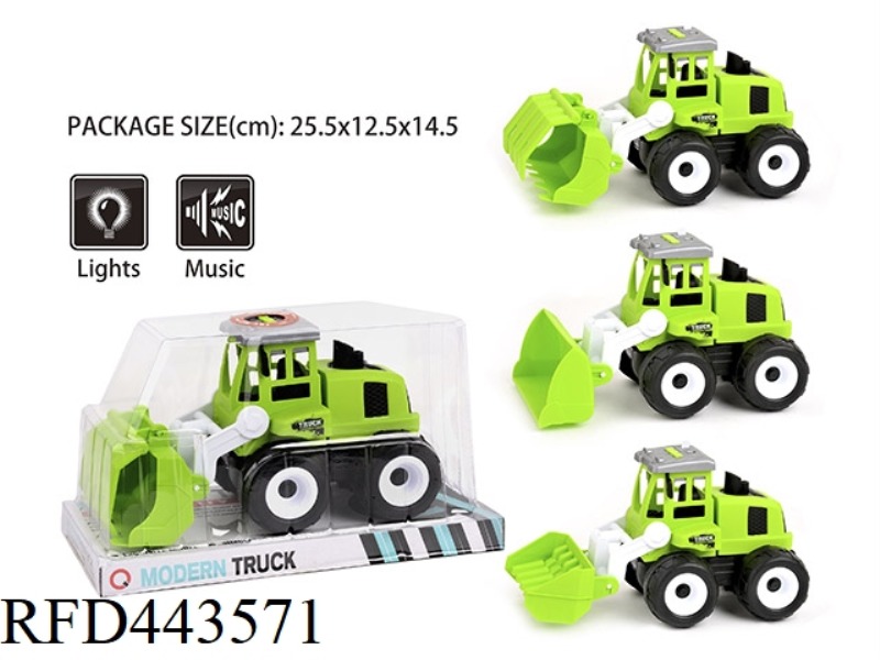LIGHT AND MUSIC INERTIAL FARMER CAR