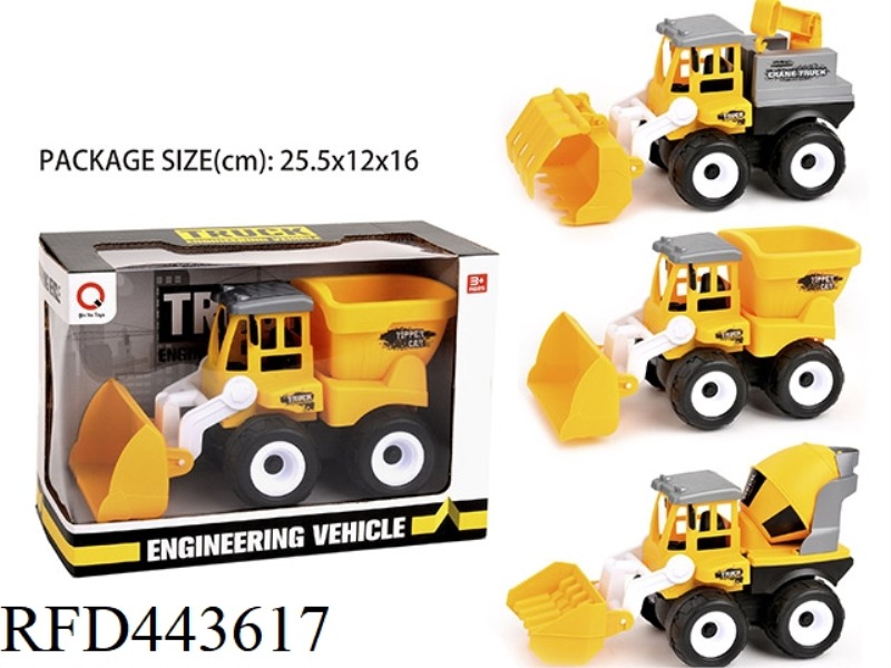 INERTIAL ENGINEERING VEHICLE (DRAG BUCKET, MIXER, CRANE)