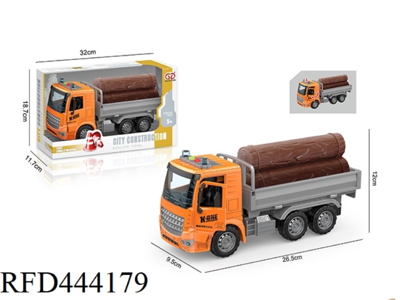 1: 16 INERTIA OPENABLE ACOUSTO-OPTIC WOODEN BAR CAR (2 KEYS)