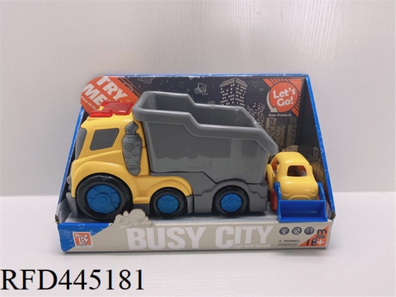 CARTOON ENGINEERING EARTH TRUCK