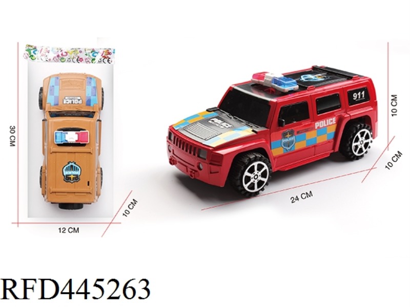 1: 16 INERTIA H3 HUMMER POLICE VEHICLE