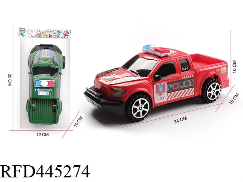 1: 16 INERTIA FORD F150 RAPTOR POLICE CAR