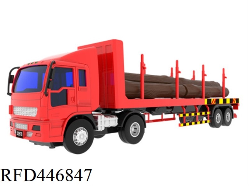 Wood transport vehicle