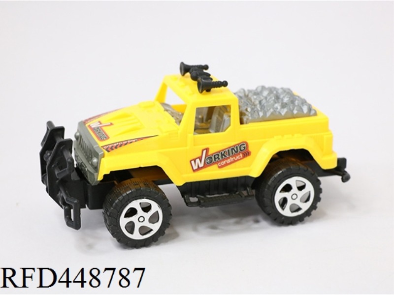 THREE COLOR MIXED LOADING OF SOLID COLOR INERTIA PICKUP OFF-ROAD ENGINEERING VEHICLE