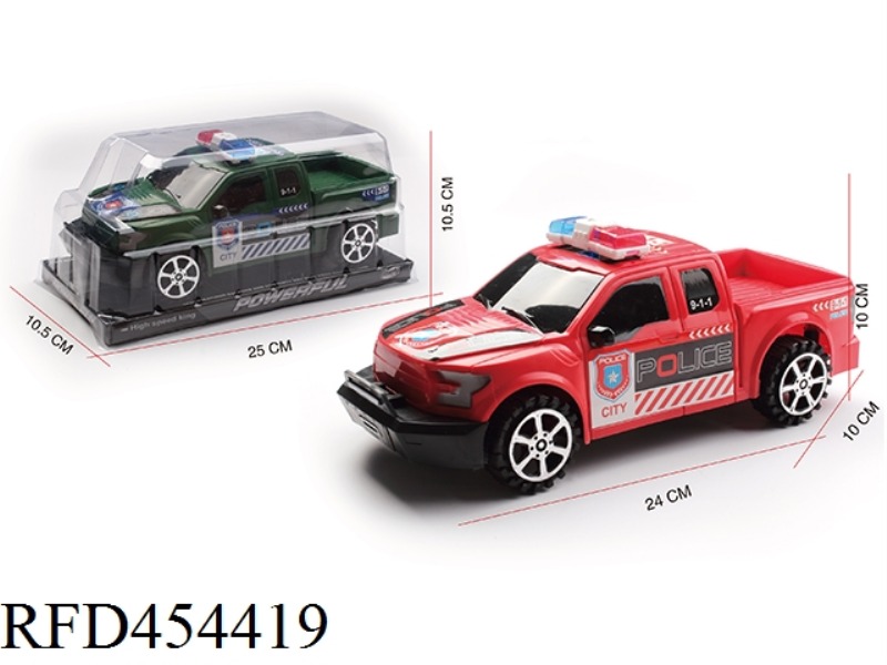 1: 16 INERTIA FORD F150 RAPTOR POLICE CAR