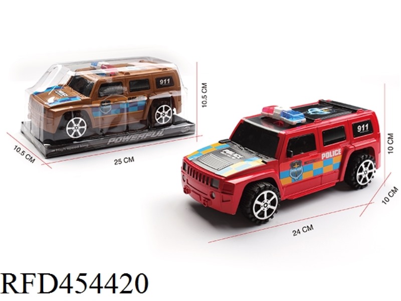 1: 16 INERTIA H3 HUMMER POLICE VEHICLE