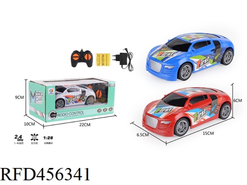1:28 RACING FOUR-CHANNEL REMOTE CONTROL CAR