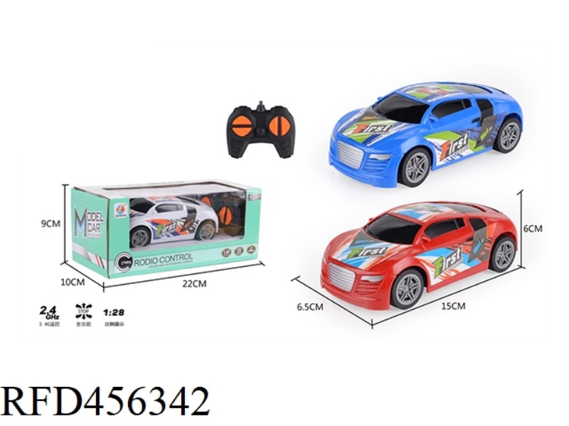 1:28 RACING FOUR-CHANNEL REMOTE CONTROL CAR