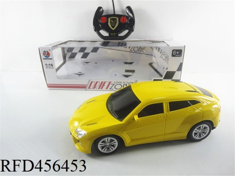 1:16 FOUR-CHANNEL LIGHT REMOTE CONTROL LAMBORGHINI SUV SIMULATION CAR BLACK WINDOW