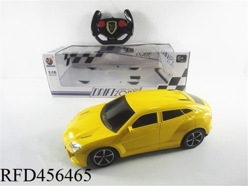1:16 TWO-CHANNEL LIGHT REMOTE CONTROL LAMBORGHINI SUV SIMULATION CAR BLACK WINDOW