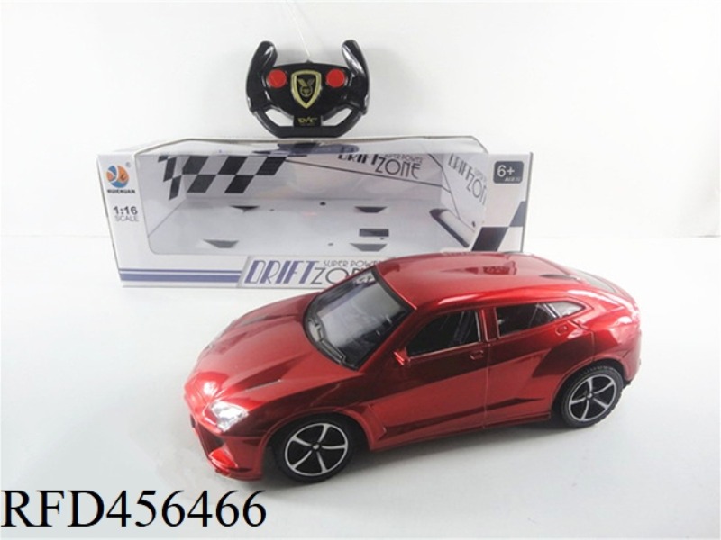 1:16 TWO-CHANNEL LIGHT REMOTE CONTROL LAMBORGHINI SUV SIMULATION CAR BRIGHT WINDOW SEAT