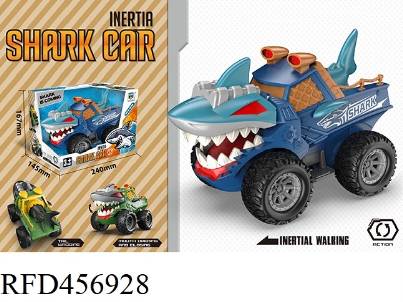 INERTIA MECHANICAL SHARK CAR (WITH ACTION)