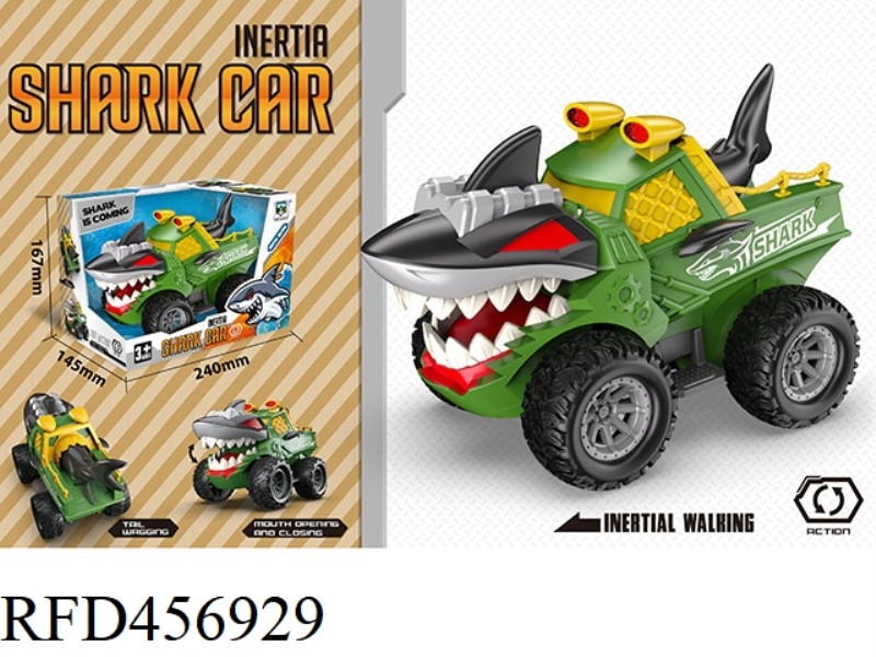 INERTIA MECHANICAL SHARK CAR (WITH ACTION)