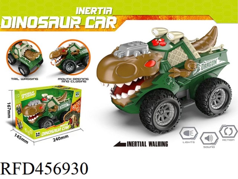 INERTIA MECHANICAL TYRANNOSAURUS REX (WITH LIGHT, MUSIC AND ACTION)