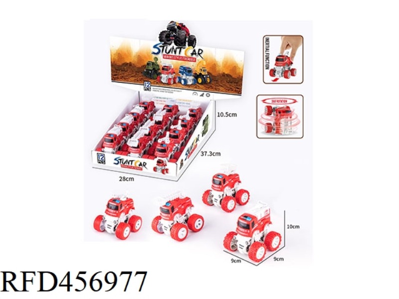 STUNT FIRE TRUCK 12PCS