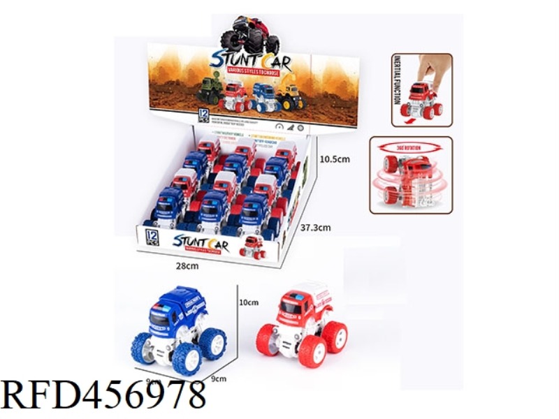 STUNT AMBULANCE 12PCS