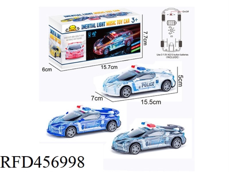 INERTIAL LIGHT POLICE CAR