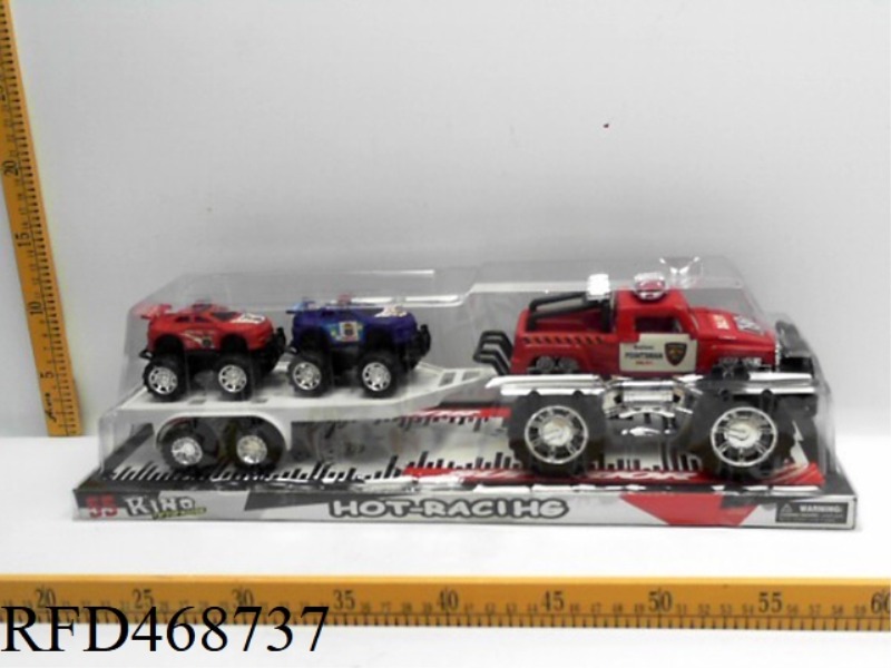 OFF ROAD INERTIA POLICE CAR TOWING 2 TAXIING POLICE CARS