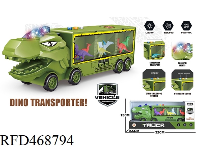 ACOUSTO OPTIC INERTIA DINOSAUR CAR