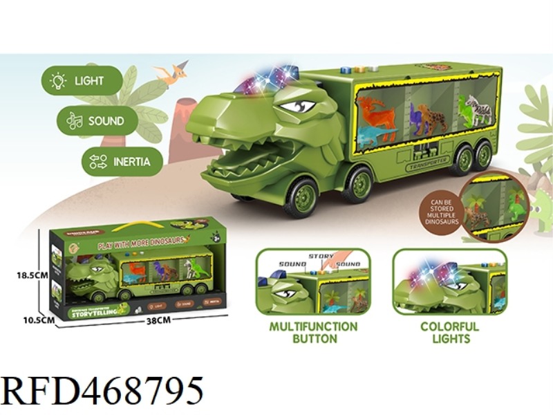 ACOUSTO OPTIC INERTIA DINOSAUR CAR