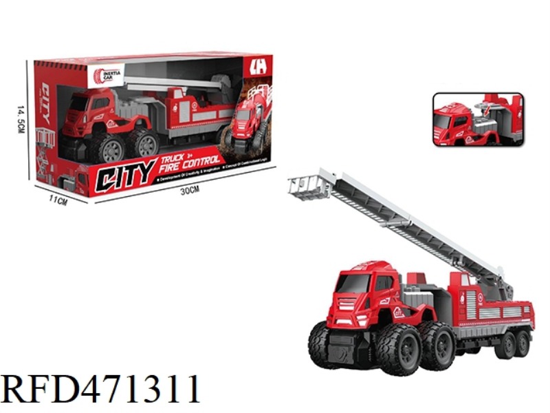 4WD DOUBLE INERTIA FIRE LIFT TRAILER