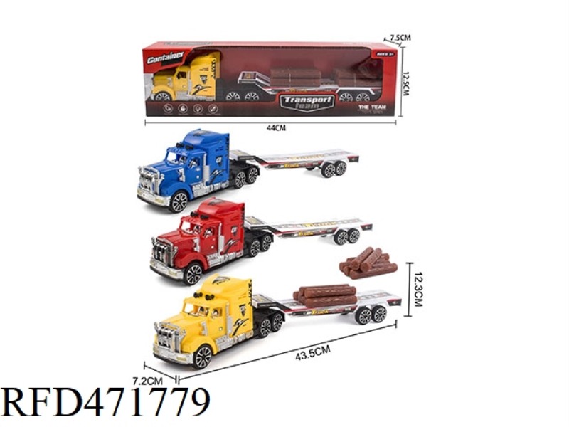 INERTIA CAR TRACTOR TOWING WOODEN STRIP