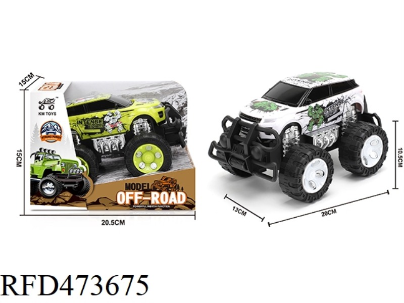 INERTIA LAND ROVER PAD PRINTING OFF-ROAD VEHICLE 1:28