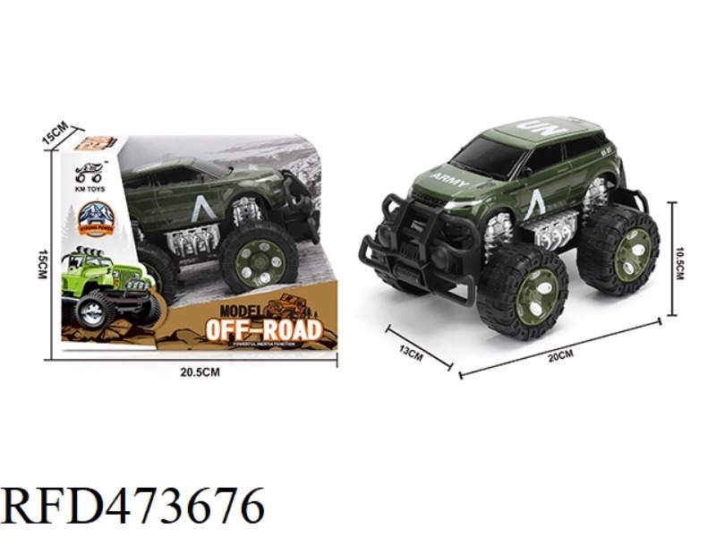 INERTIA LAND ROVER MILITARY OFF-ROAD VEHICLE 1:28
