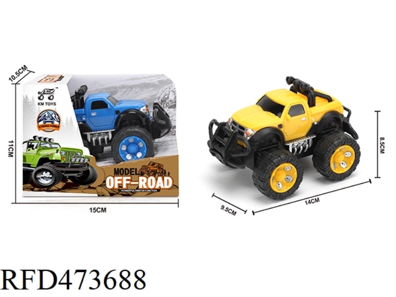 INERTIA PICKUP TRUCK SIMULATION OFF-ROAD VEHICLE 1:43