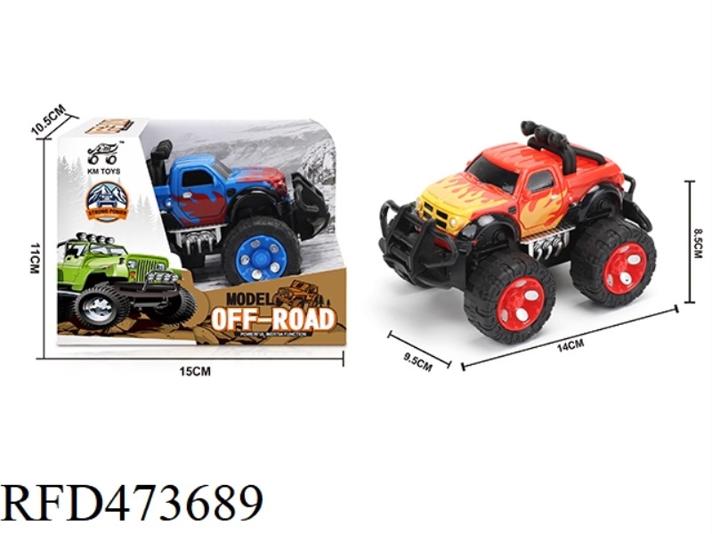 INERTIA PICKUP FIRE DRAGON OFF-ROAD VEHICLE 1:43