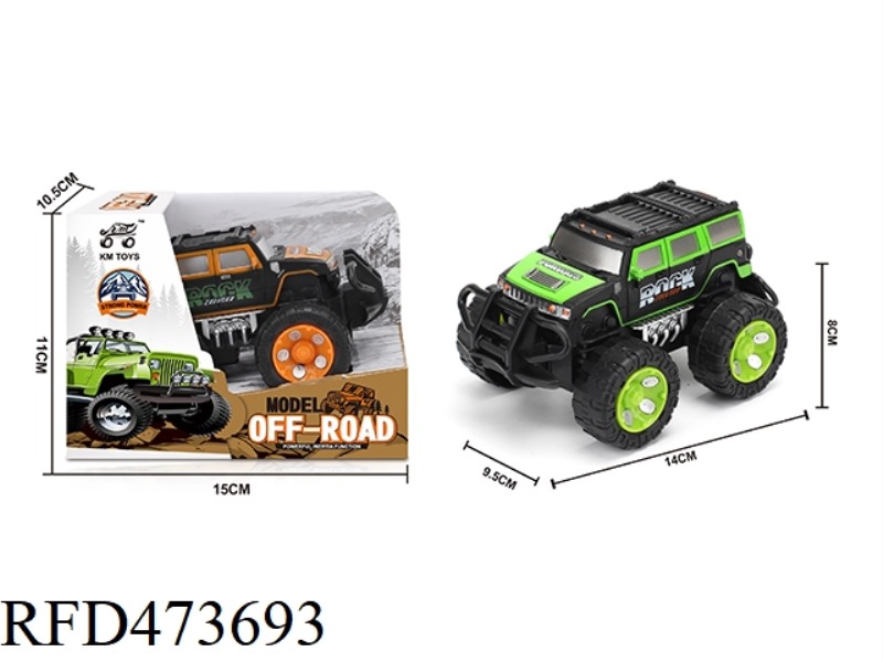 INERTIA HUMMER PAD PRINTING OFF-ROAD VEHICLE 1:43