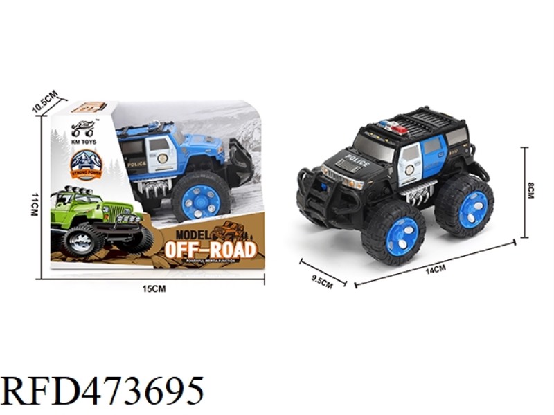 INERTIA HUMMER POLICE BUGGY 1:43