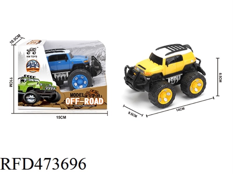 INERTIA TOYOTA SIMULATION OFF-ROAD VEHICLE 1:43