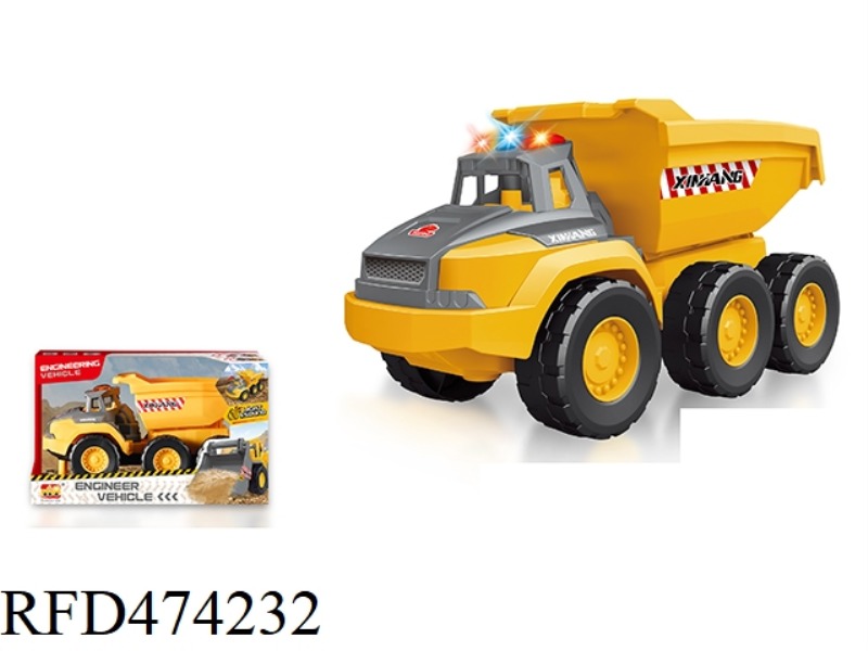 INERTIAL ENGINEERING VEHICLE (DUMPER) WITH LIGHTS AND SOUND