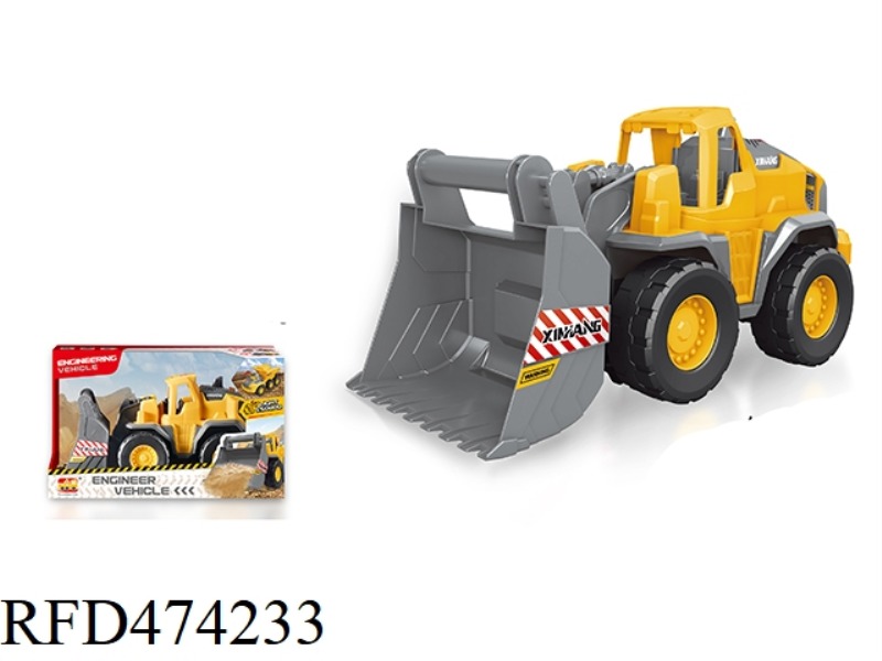 INERTIAL CONSTRUCTION VEHICLE (FORKLIFT) WITH LIGHT AND SOUND