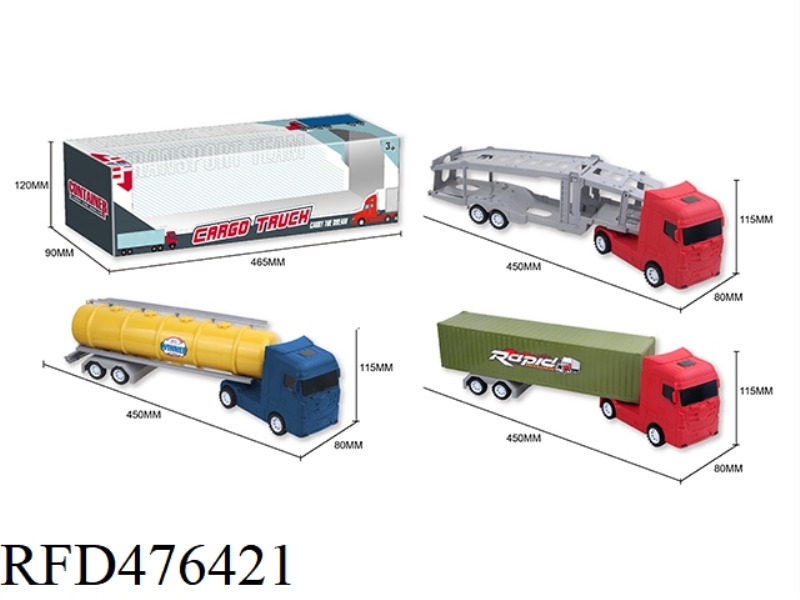 TRANSPORT TRUCK CONTAINER TRUCK