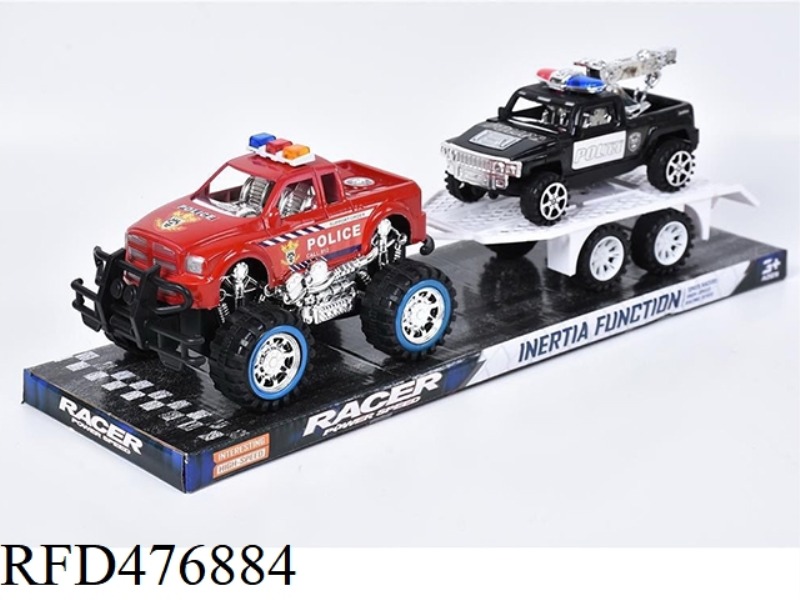 INERTIAL PICKUP POLICE TRUCK TOW 1 TAXIING POLICE CRANE