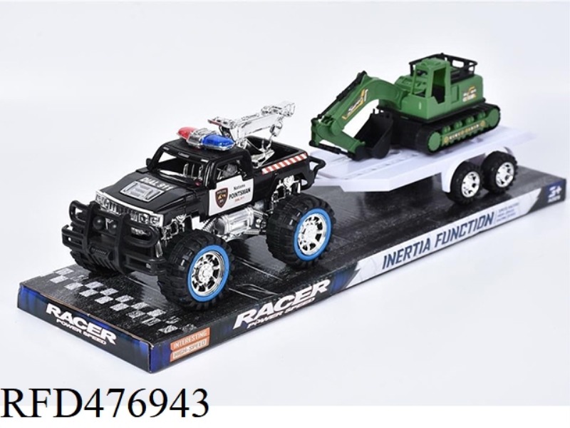 INERTIAL POLICE CRANE TOW 1 SKID MILITARY EXCAVATOR