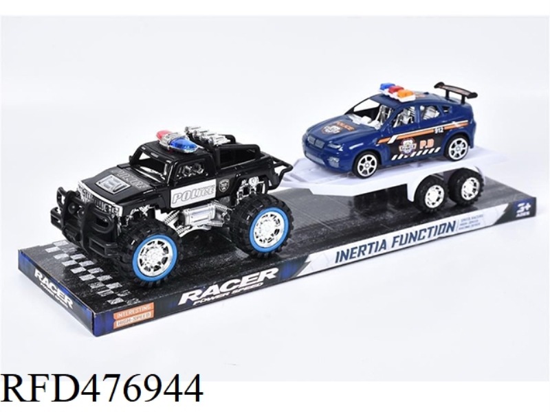 INERTIAL POLICE CAR TOW 1 TAXIING POLICE CAR