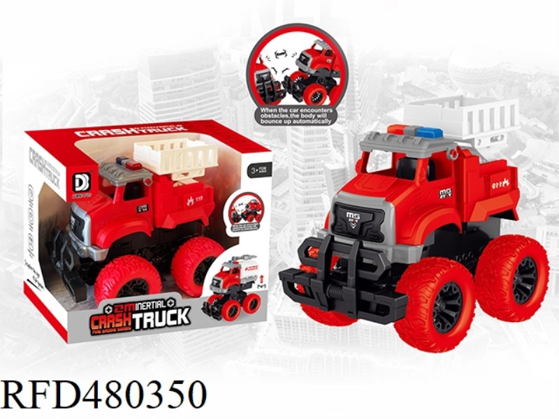INERTIAL COLLISION FIRE TRUCK