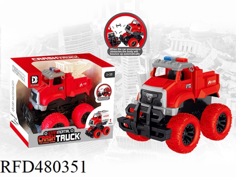 INERTIAL COLLISION FIRE TRUCK