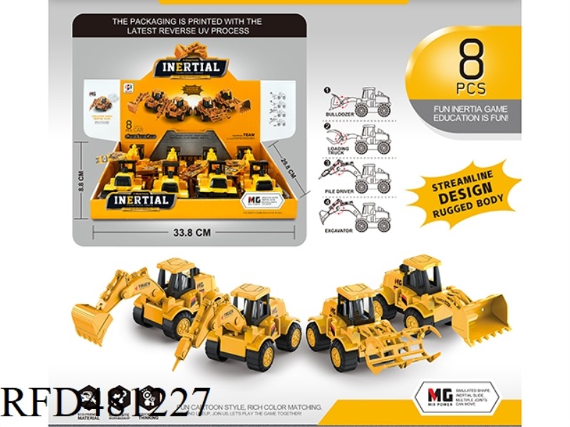 INERTIA TEAM 8PCS