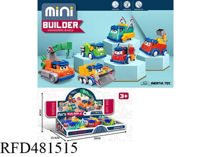 INERTIA CAR 6PCS