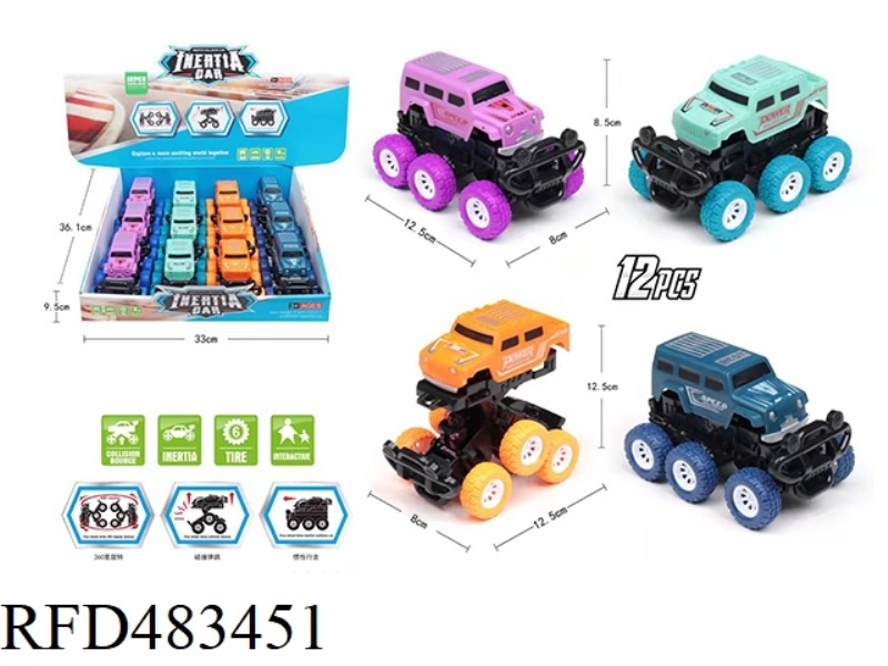 INERTIA SIX-WHEELED COLLISION CAR (12)