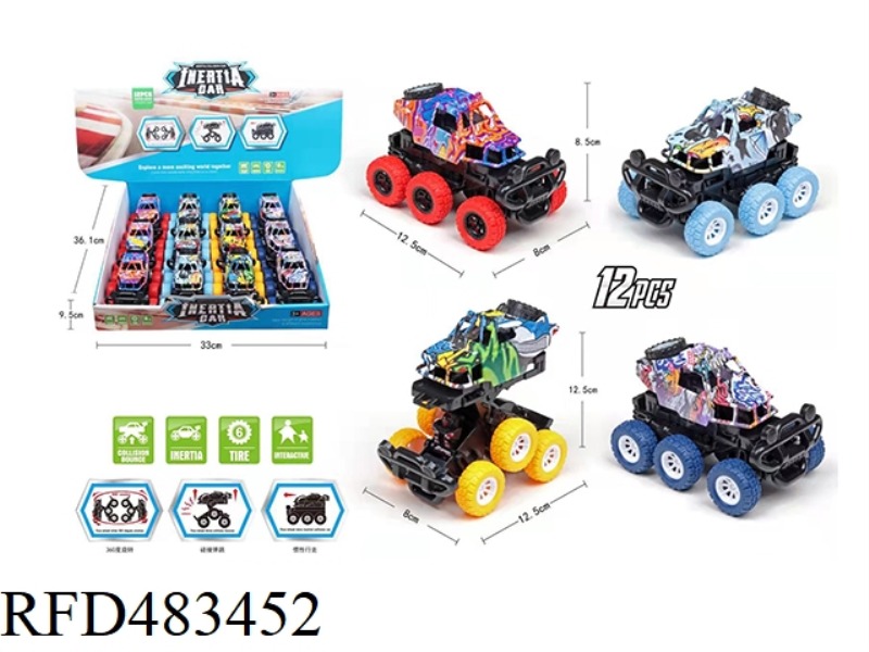 INERTIAL SIX-WHEEL COLLISION WATERMARK CAR (12)