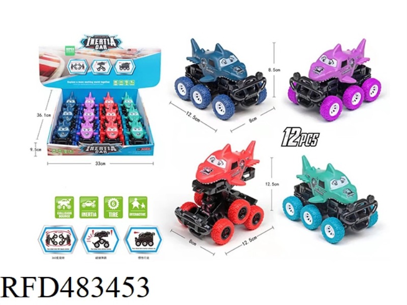 INERTIA SIX-WHEEL COLLISION SHARK CAR (12)