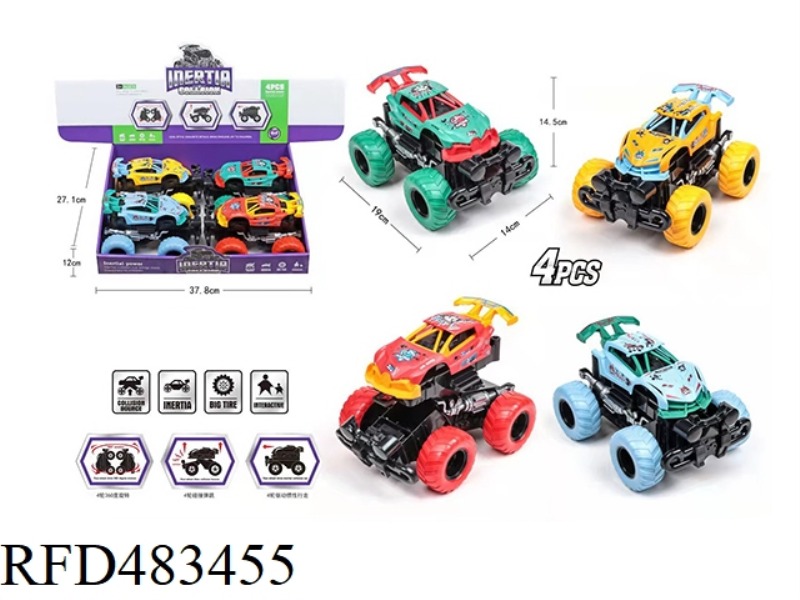 INERTIA FOUR-WHEEL COLLISION SPORTS CAR (4)