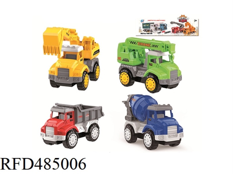CARTOON INERTIA CAR MIXED PACK