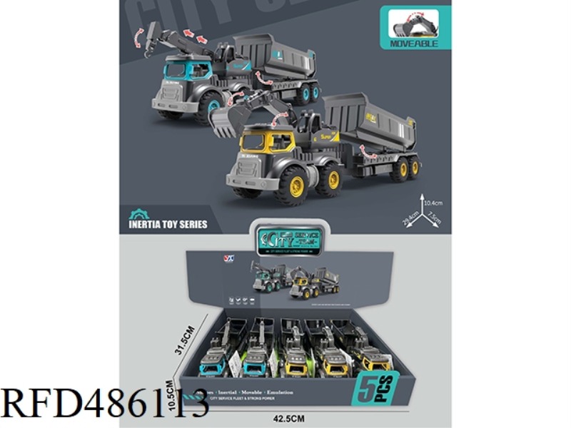 INERTIA TOWING TRUCK 5PCS