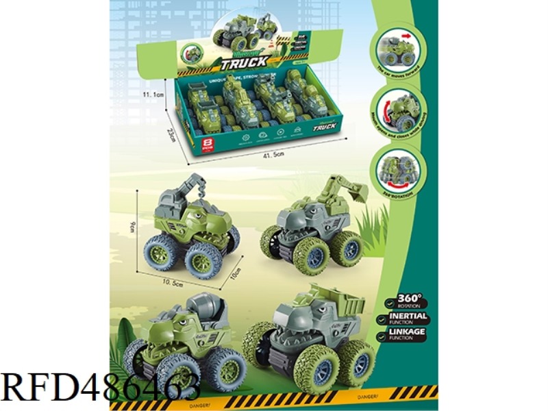 INERTIA DINOSAUR ENGINEERING OFF-ROAD VEHICLE 8PCS